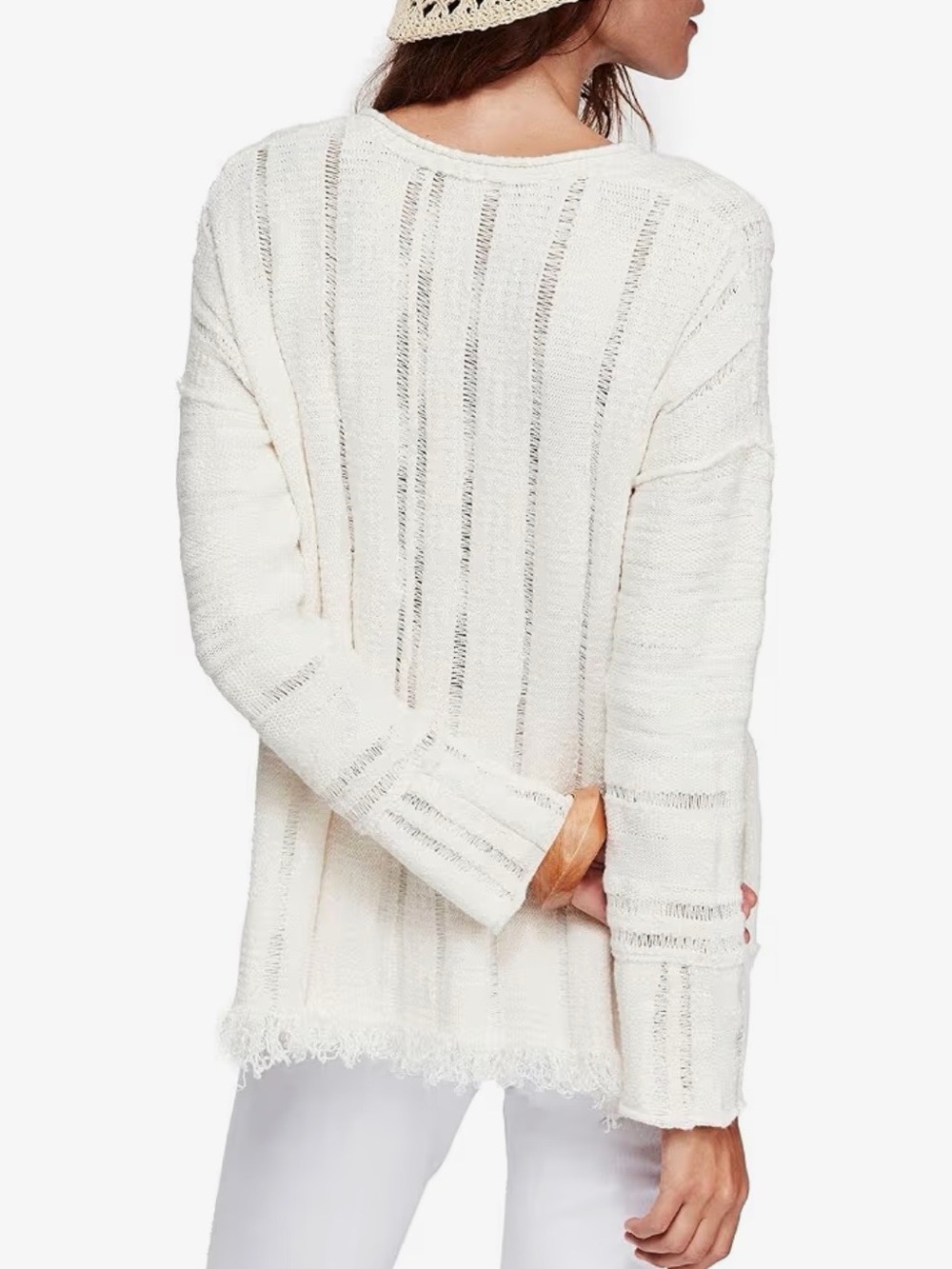 ⚡️Free People Lightweight Open-Knit V-Neck Sweater - Picture 2 of 5